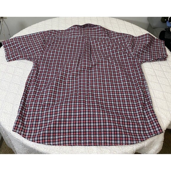 Walnut Creek Men’s Red Check Short Sleeve button up shirt Size XL - Picture 9 of 16